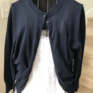 Navy Cardigan